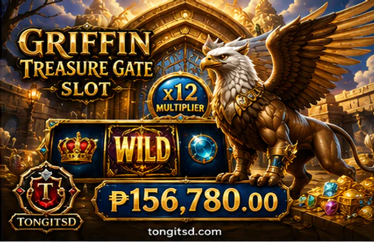 TONGITS slot mobile screen with readable reels and touch controls